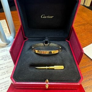 Cartier Gold Love Bracelet with Tool